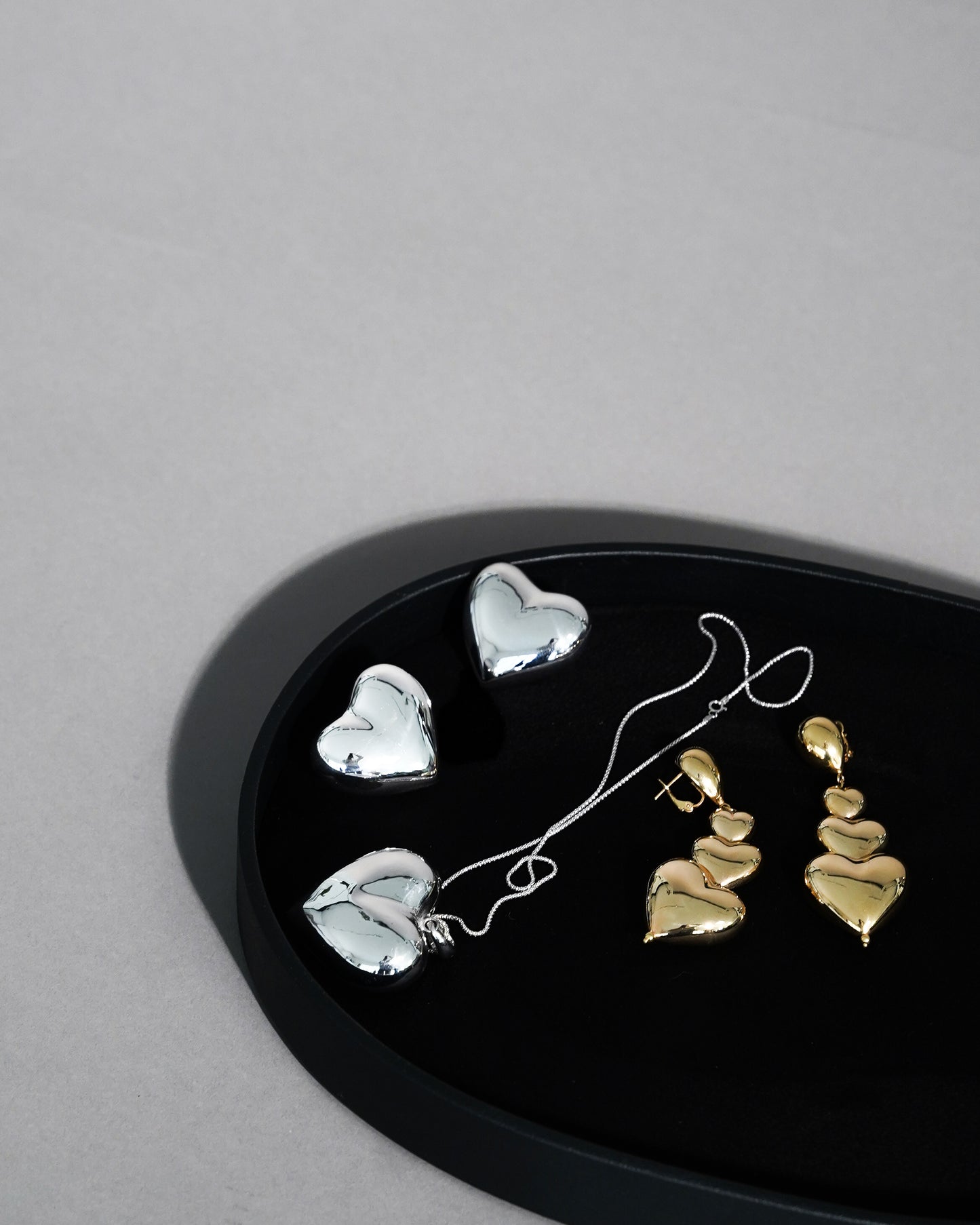 Bubble Heart Earrings